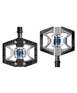 Crankbrothers | Doubleshot 2 Pedals | Black | Raw / Blue Spring | Steel