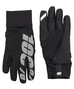 100% | Hydromatic Waterproof Bike Gloves Men's | Size Small In Black