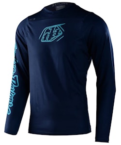 Troy Lee Designs | Skyline Ls Chill Jersey Men's | Size Large In Iconic Navy