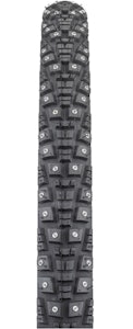 45Nrth | Gravdal 700Cx45C Studded Tire 700X45, 33Tpi Wire Bead, 240 Concave Carbide Studs | Rubber
