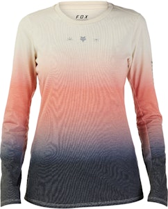 Fox Apparel | W Ranger Dr Mid Ls Jersey Lunar Women's | Size Extra Large In Bone | Polyester