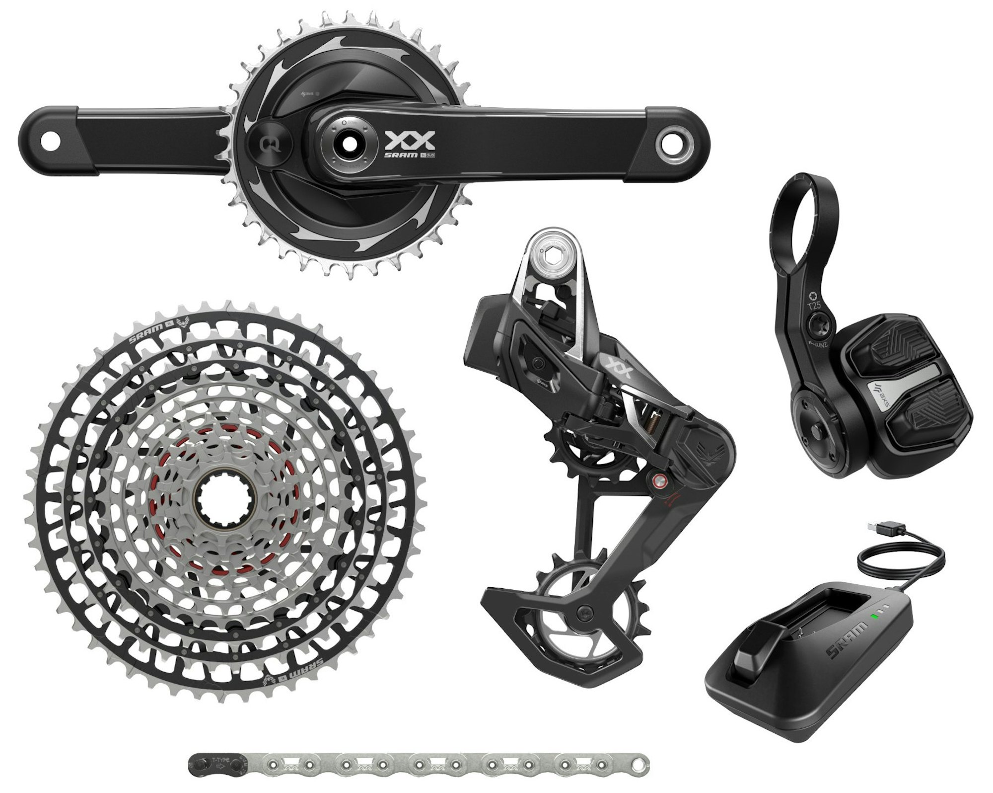 SRAM XXSL EAGLE TRANSMISSION AXS Power Meter Groupset | Jenson USA