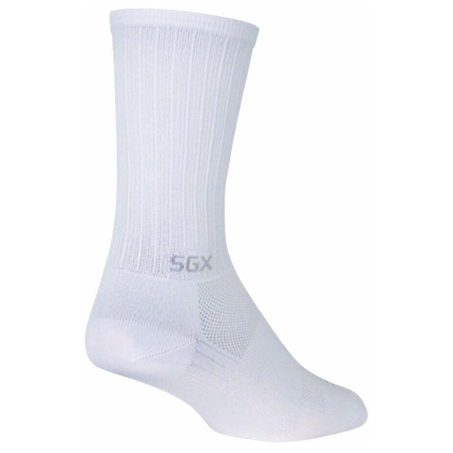 Sockguy Sgx 6" White Socks