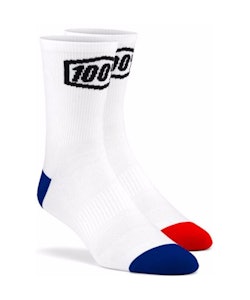 100% | Terrain Sock Men's | Size Large/extra Large In White