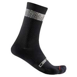 Castelli | Unlimited 18 Sock Men's | Size Xx Large In Black/silver Moon