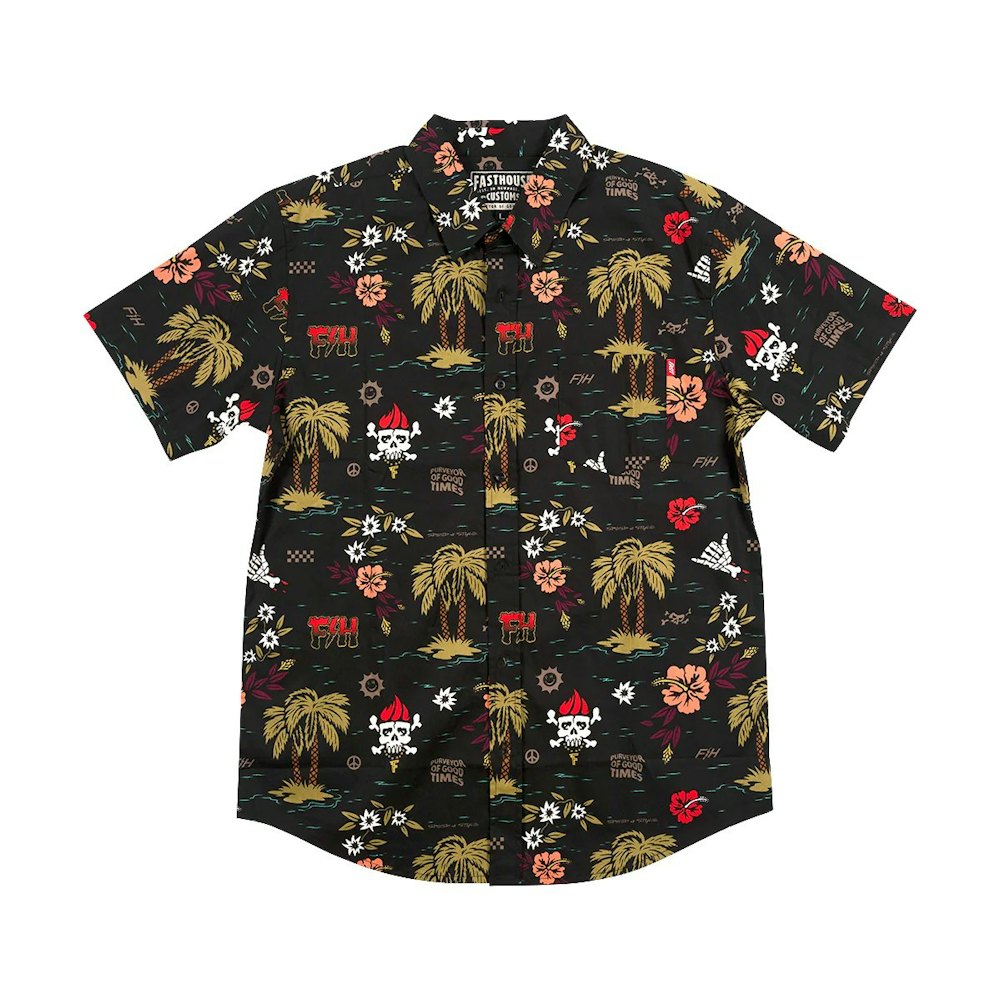 Fasthouse Youth Tribe SS Button-Up Shirt | Jenson USA