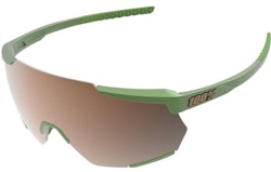 100% | Racetrap Sports Performance Sunglasses Men's In Bronze Multilayer Mirror Lens | Rubber