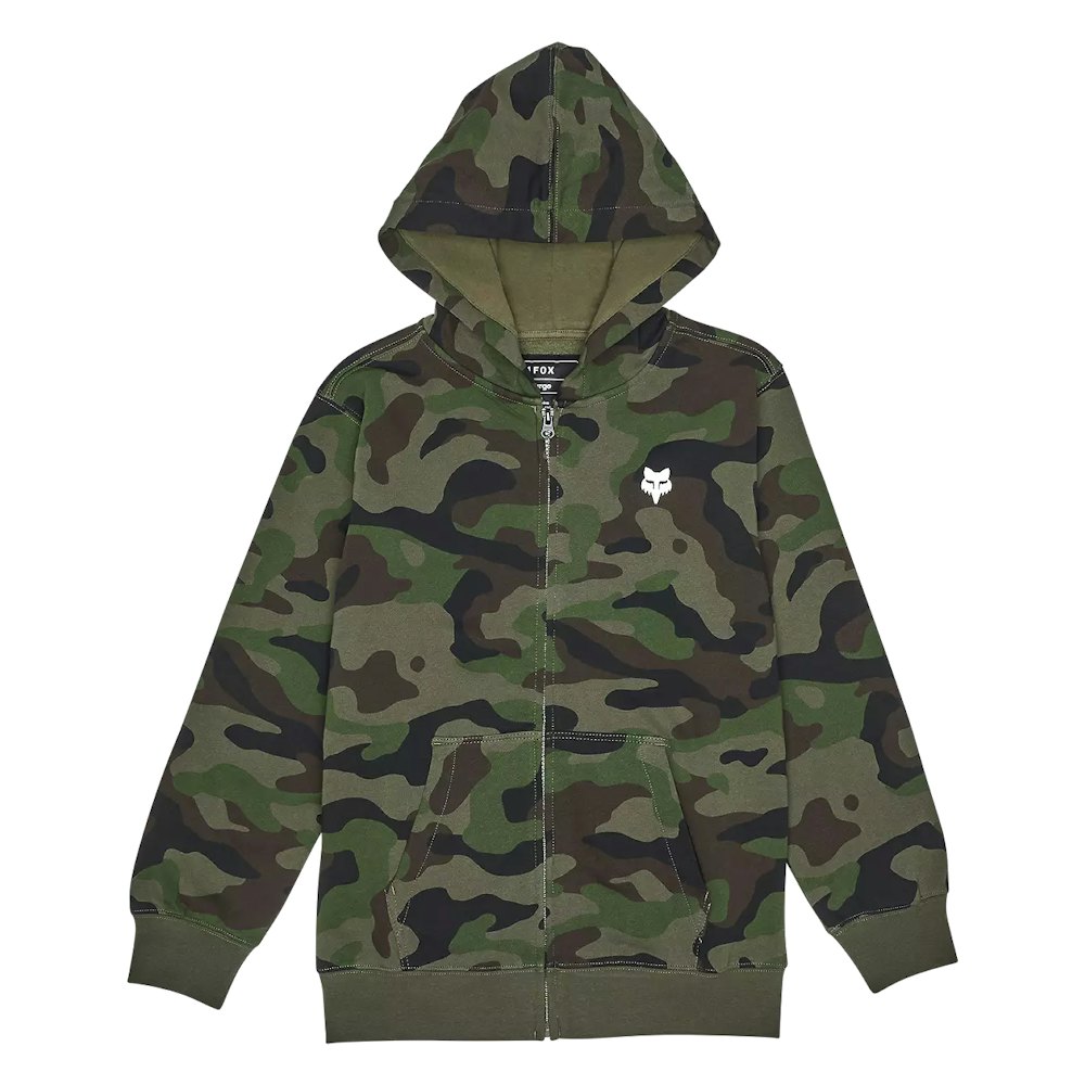 FOX YTH CAMO FLC ZIP