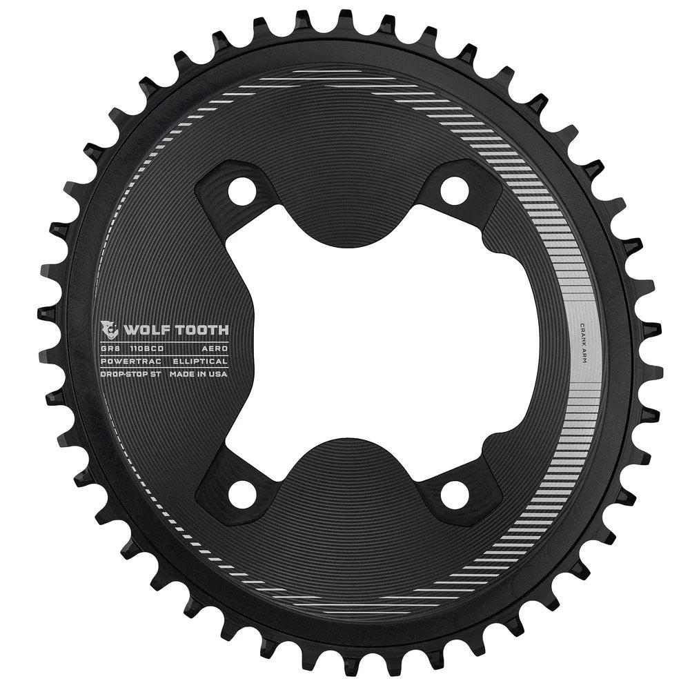 Wolf Tooth 110 BCD Asymmetric 4-Bolt Aero Chainrings