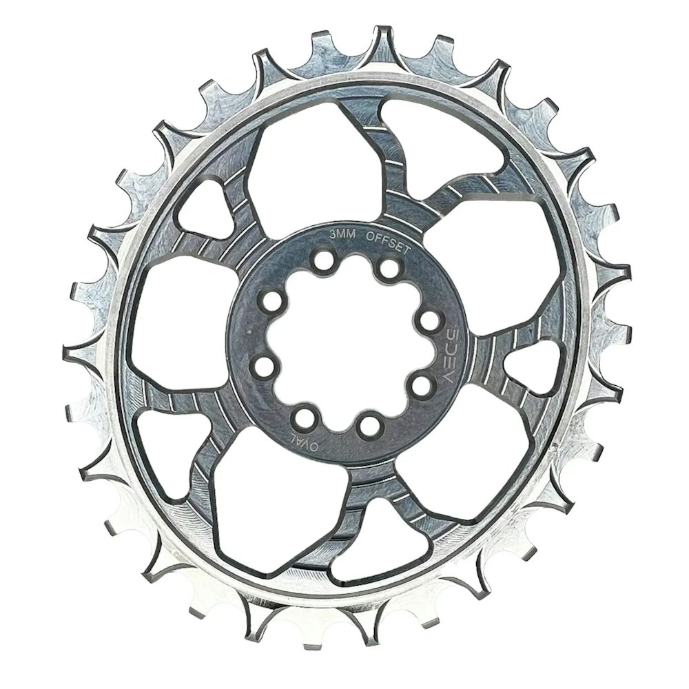 5DEV 8-Bolt T-Type Aluminum Oval Chainring