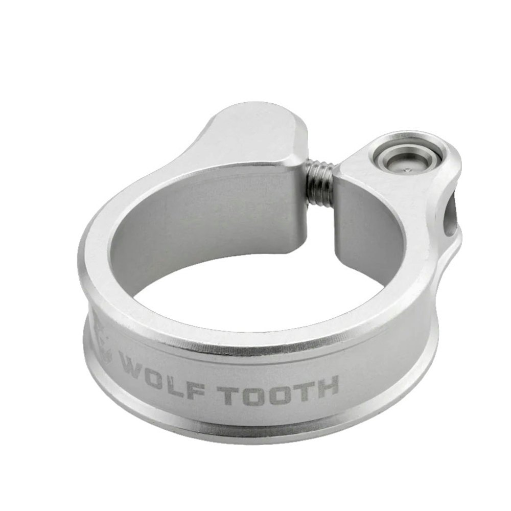 Wolf Tooth Seatpost Clamp 34.9mm Raw Silver