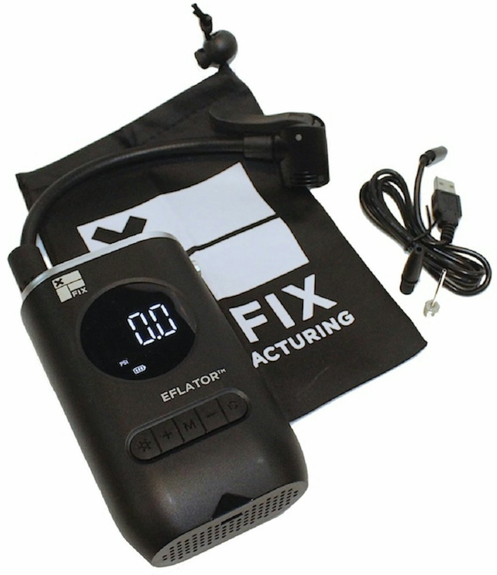 Fix Manufacturing Eflator Digital Tire Pump w/ Valve Chuck