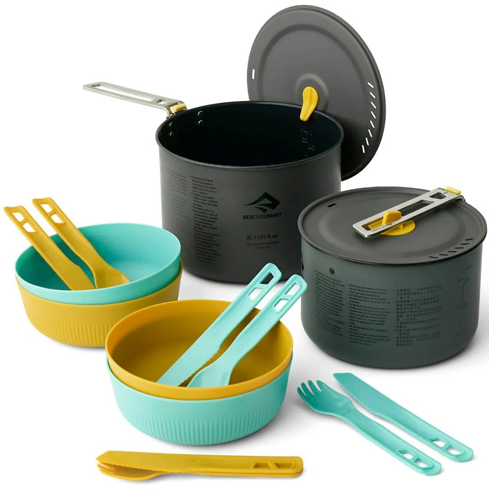 Sea To Summit Frontier Ultralight Two Pot Cook Set 14 Piece