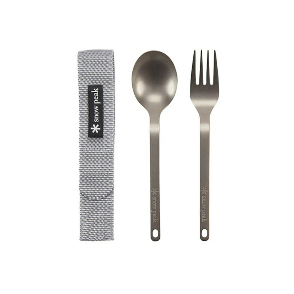 Snow Peak Titanium Fork & Spoon Set