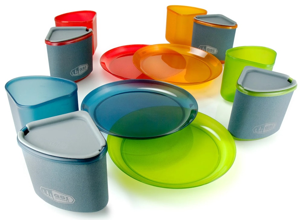 GSI Outdoors Infinity 4-Person Compact Tableware Set