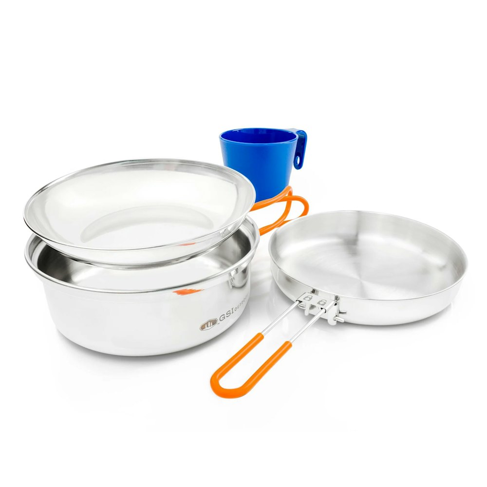 GSI Outdoors Glacier Stainless Explorer Mess Kit