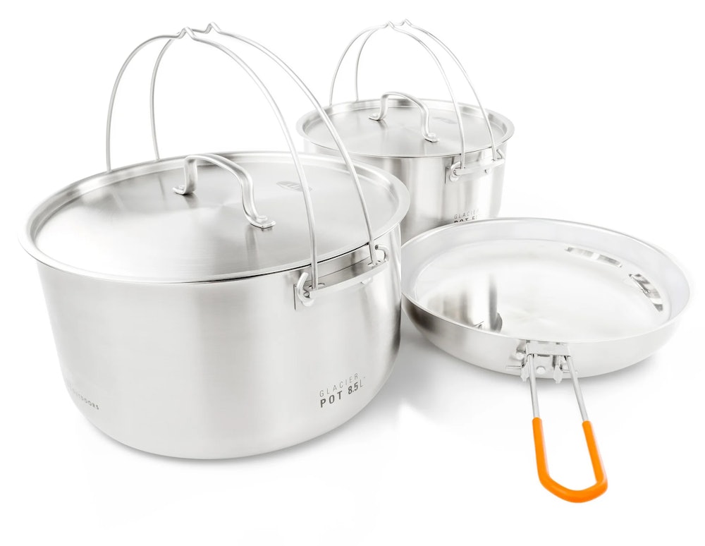 GSI Outdoors Glacier Stainless Troop Cookset