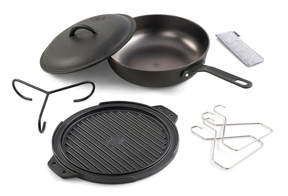 GSI Outdoors Guidecast 10" Cast Iron Cookset