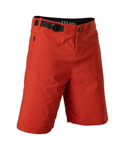 Fox Apparel | Youth Ranger Short W/liner Men's | Size 28 In Red Clay | Nylon