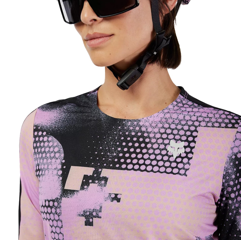 Fox Womens Flexair Ascent SS Jersey Pulse