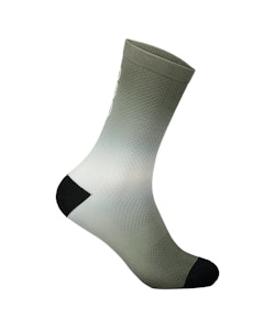Poc | Essential Print Sock Long Men's | Size Large in Gradient Epidote Green