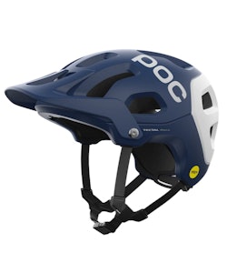 Poc | Tectal Race MIPS Helmet Men's | Size Medium in Lead Blue/Hydrogen White Matte
