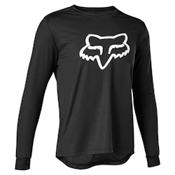 Fox Apparel | Yth Ranger Ls Jersey Men's | Size Large In Black | 100% Polyester