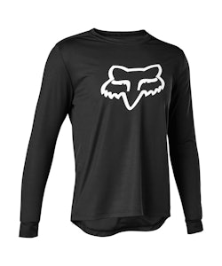 Fox Apparel | Yth Ranger Ls Jersey Men's | Size Large In Black | 100% Polyester