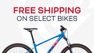Free Shipping on Select Bikes