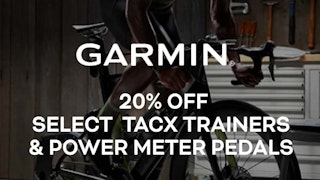 20% Off Garmin power Pedals & Tacx Trainers