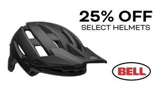 Select Bell Helmets 25% Off