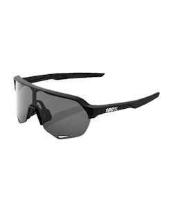 100% | S2 Sunglasses in Soft Tact Black/Smoke Lens