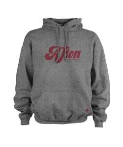 Afton | Script Hoodie Men's | Size Small in Heathered Grey