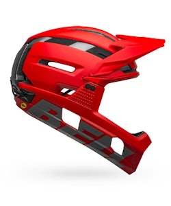 Bell | Super Air R Spherical Helmet Men's | Size Medium In Matte/gloss Red/gray