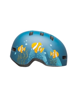 Bell | Lil Ripper Toddler Helmet In Matte Gray/blue Fish