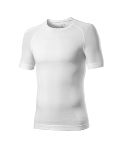 Castelli | Core Seamless Base Layer Ss Men's | Size Large/extra Large In White | Polyester