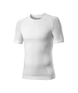 Castelli | Core Seamless Base Layer Ss Men's | Size Xx Large In White | Polyester