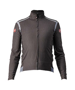 Castelli | Perfetto RoS Long Sleeve Jacket Men's | Size Extra Large in Charcoal/Pinstripe