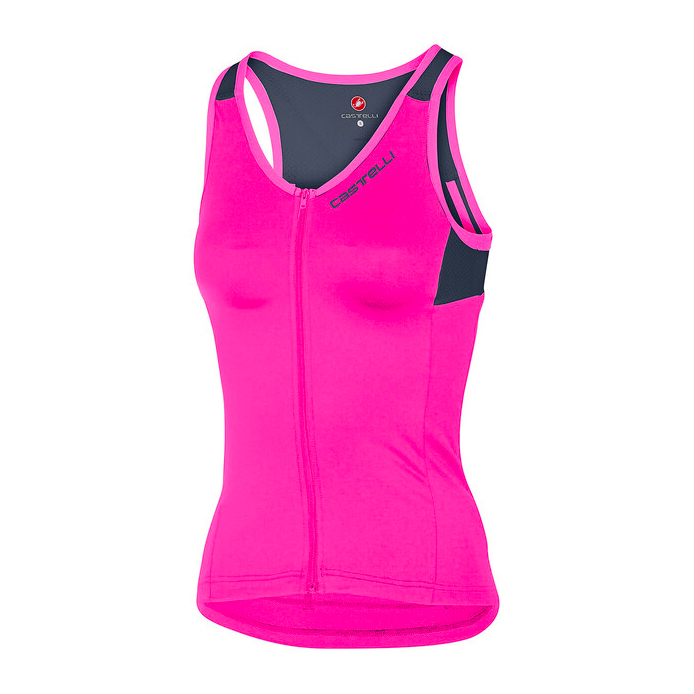 ladies sleeveless cycling top