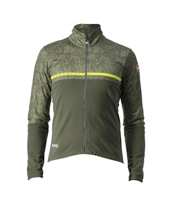 Castelli | Finestre Jacket Men's | Size Large in Military Green/Light Military Chartreuse