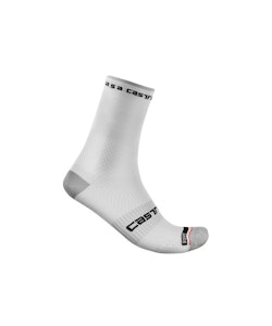 Castelli | Rosso Corsa Pro 15 Sock Men's | Size Large/extra Large In White