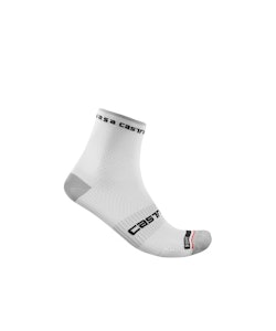 Castelli | Rosso Corsa Pro 9 Sock Men's | Size Small/medium In White