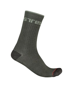 Castelli | Distanza 20 Sock Men's | Size Large/Extra Large in Military Green