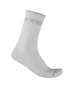 Castelli | Distanza 20 Sock Men's | Size Xx Large In White | Nylon