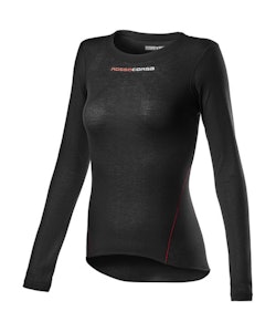 Castelli | Prosecco Tech Women's Long Sleeve | Size Extra Small In Black | 100% Polyester