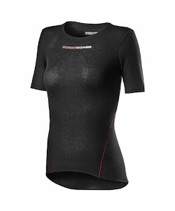 Castelli | Prosecco Tech Women's Short Sleeve | Size Medium In Black | 100% Polyester