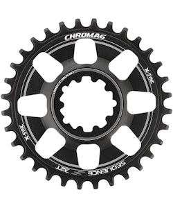 Chromag | Sequence X-Sync Boost Chainring | Black | 30T, Direct Mount | Aluminum