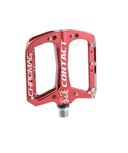 Chromag | Contact Platform Pedals | Red | 9/16
