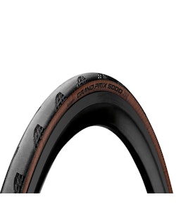 Continental | Grand Prix 5000 Road Tire | Transparent | 700X28C | Rubber