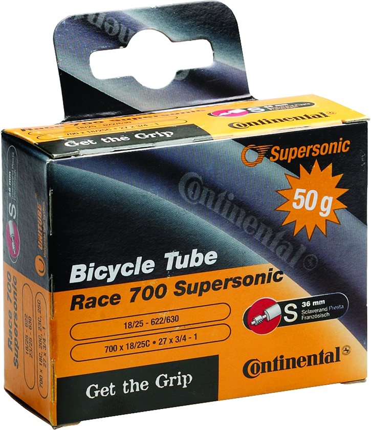 Continental Race 28 Supersonic Inner Tube 60mm Presta Valve 700 X 18 25c for sale online 